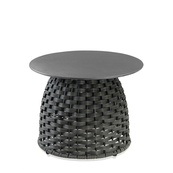 체어몰 CMH-레이 라탄 강화유리 원형테이블 - 인테리어 디자인 알미늄 철재 유리 마블 대리석 골드프레임 테이블 탁자,레이 라탄 강화유리 원형테이블