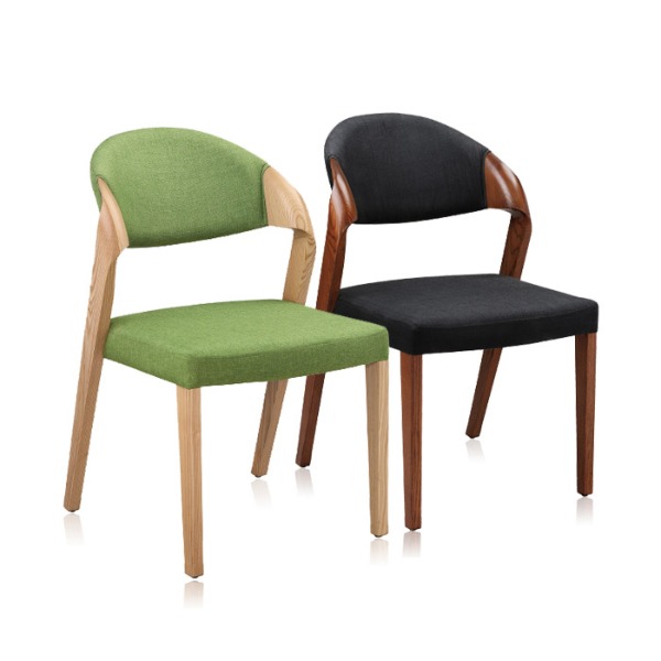 체어몰 CMH-아르첸 원목 패브릭 의자- 인테리어 디자인 목재 원목 가죽 페브릭 의자,아르첸 원목 패브릭 의자