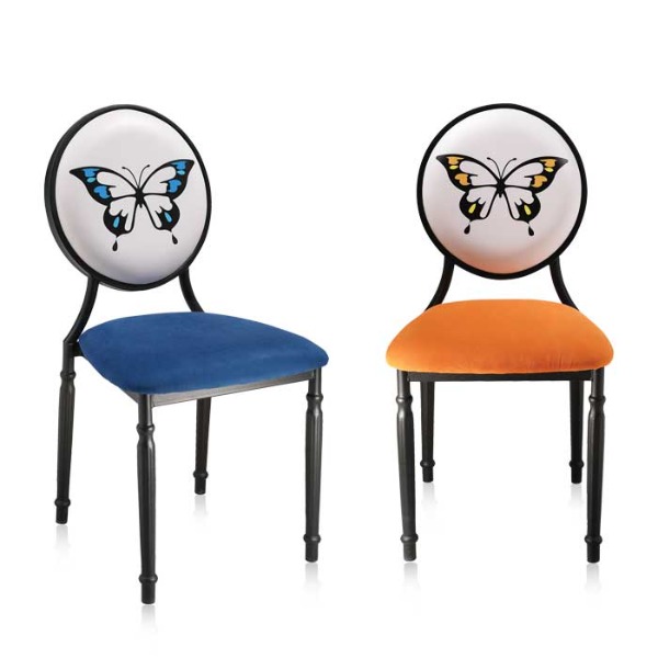 체어몰 CMH-나비 의자- 인테리어 디자인 사출 플라스틱 철재 의자,나비 의자