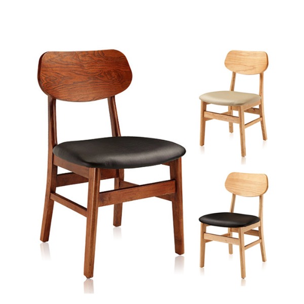 체어몰 CMH-팬덤 원목 의자- 인테리어 디자인 목재 원목 가죽 페브릭 의자,팬덤 원목 의자