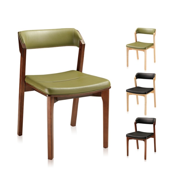 체어몰 CMH-샤르망 원목 의자- 인테리어 디자인 목재 원목 가죽 페브릭 의자,샤르망 원목 의자