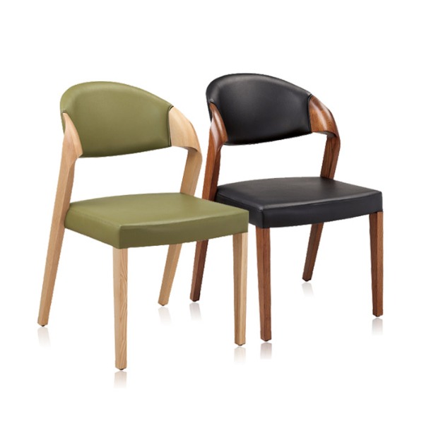 체어몰 CMH-아르첸 원목 의자- 인테리어 디자인 목재 원목 가죽 페브릭 의자,아르첸 원목 의자