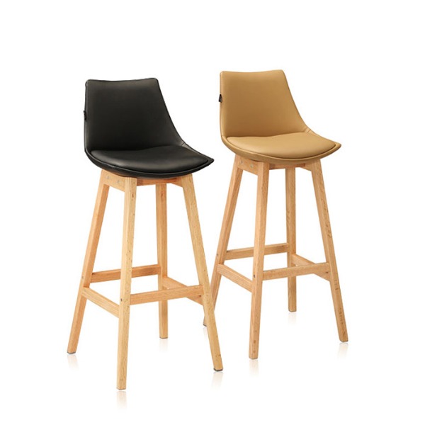 체어몰 CMH-릴리 원목 바의자- 인테리어 디자인  철재 스테인레스 바체어 빠텐의자,릴리 원목 바의자