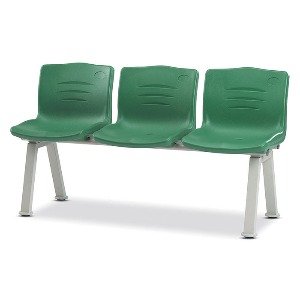 체어몰 CMK- 칸초 3인 등유/초록 장의자 -병원용 대기용 로비 휴게실 대기실 의자,칸초장의자