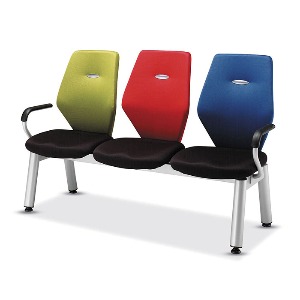 체어몰 CMK 난초 3인 등유/양팔 장의자 - 병원용 대기용 로비 휴게실 대기실 의자,난초3인등유