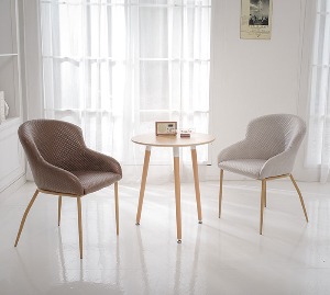 체어몰 CMD-W273 의자 - 인테리어 디자인 알미늄 철재 골드프레임 의자,w273 의자