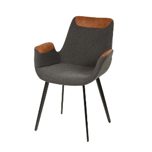 체어몰 CMD-W267 의자/그레이 - 인테리어 디자인 알미늄 철재 골드프레임 의자,W267 의자