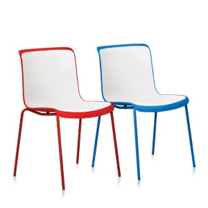 체어몰 CMH-코로 투톤플라스틱 철재의자-일반형- 인테리어 디자인 알미늄 철재 목재 라탄 의자,코로 투톤플라스틱 철재의자-일반형