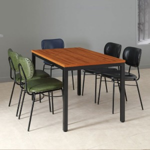 체어몰 CMH-내추럴,월넛 LPM 사각테이블(36T) - 인테리어 디자인 원목 식당용 식탁 테이블 탁자,내추럴,월넛 LPM 사각테이블(36T)