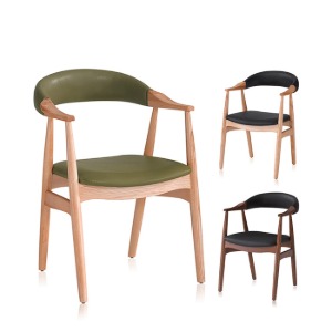 체어몰 CMH-앨빈 원목 의자- 인테리어 디자인 목재 원목 가죽 페브릭 의자,앨빈 원목 의자