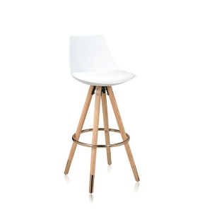 체어몰 CMH-이리스 원목 바의자-골드- 인테리어 디자인 알미늄 철재 목재 라탄 빠텐 의자,이리스 원목 바의자-골드