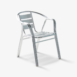 체어몰 CMGA-알루 체어(더블라인)- 인테리어 디자인 사출 빠텐 프라스틱 알미늄 철재 라탄 의자  알루 체어(더블라인)