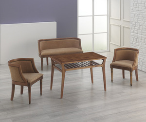 CMD-W377 (2인용)(무늬목) - 인테리어의자, 목재의자, 디자인의자,무늬목의자